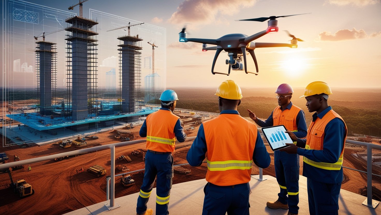 construction monitoring with drone