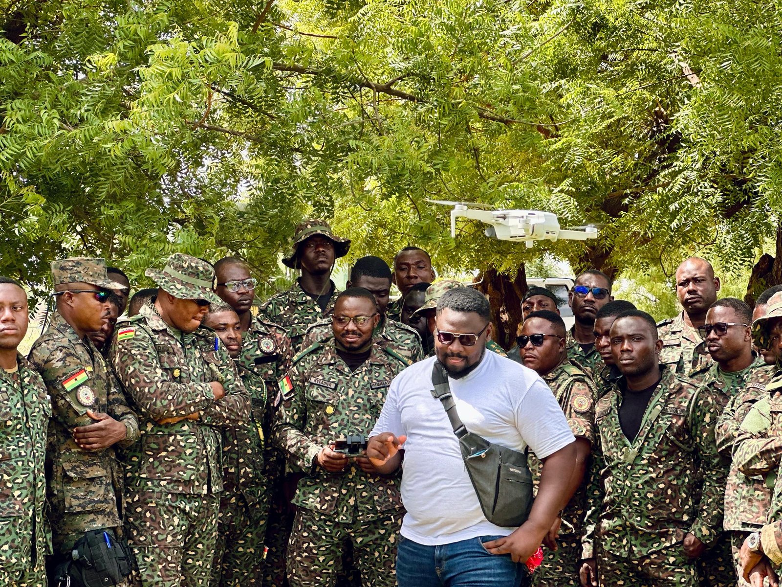 drone training at ghana immigration service