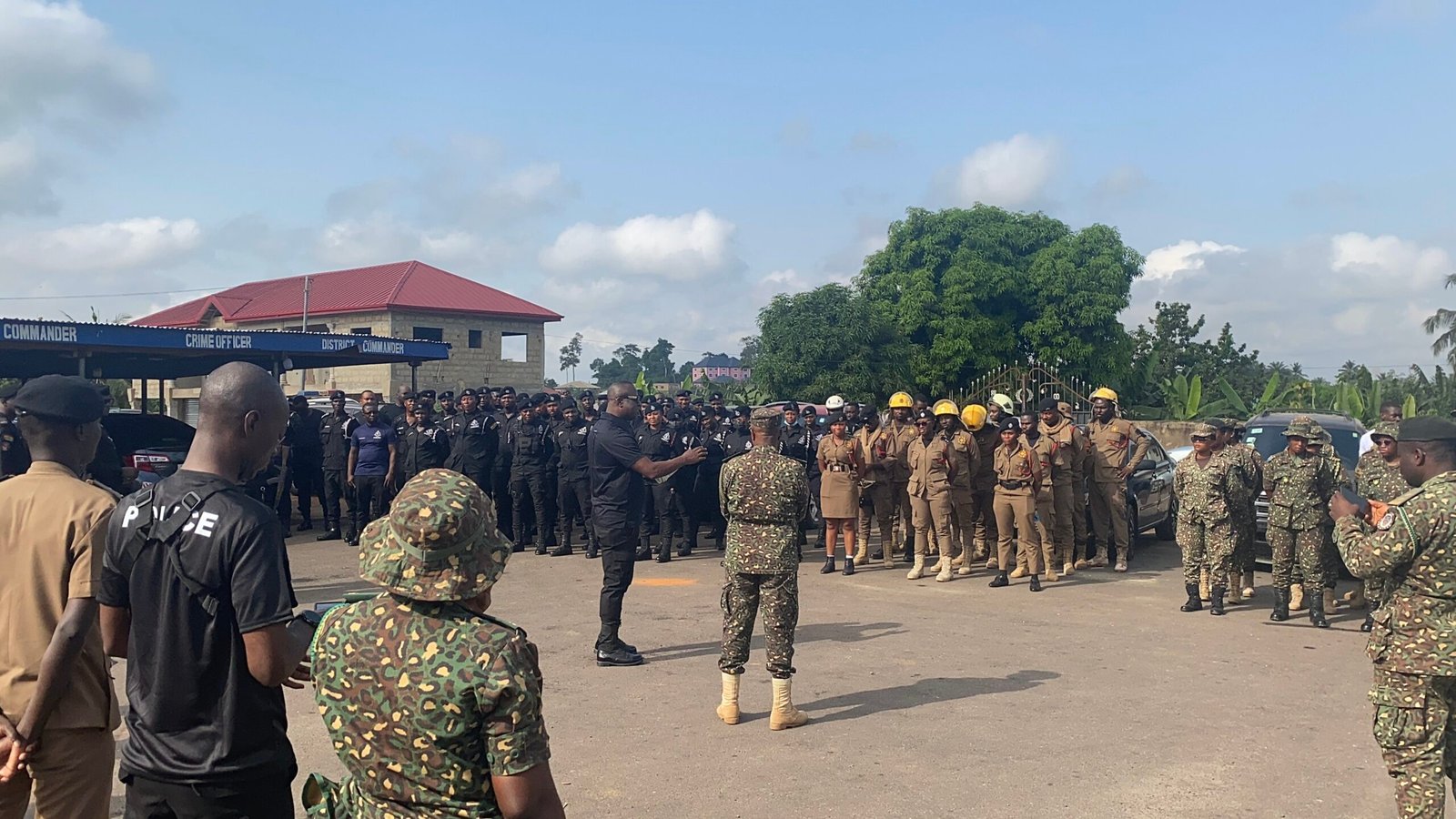 espiritech UAV trains Ghana immigration services on drone technology for reconnaissance